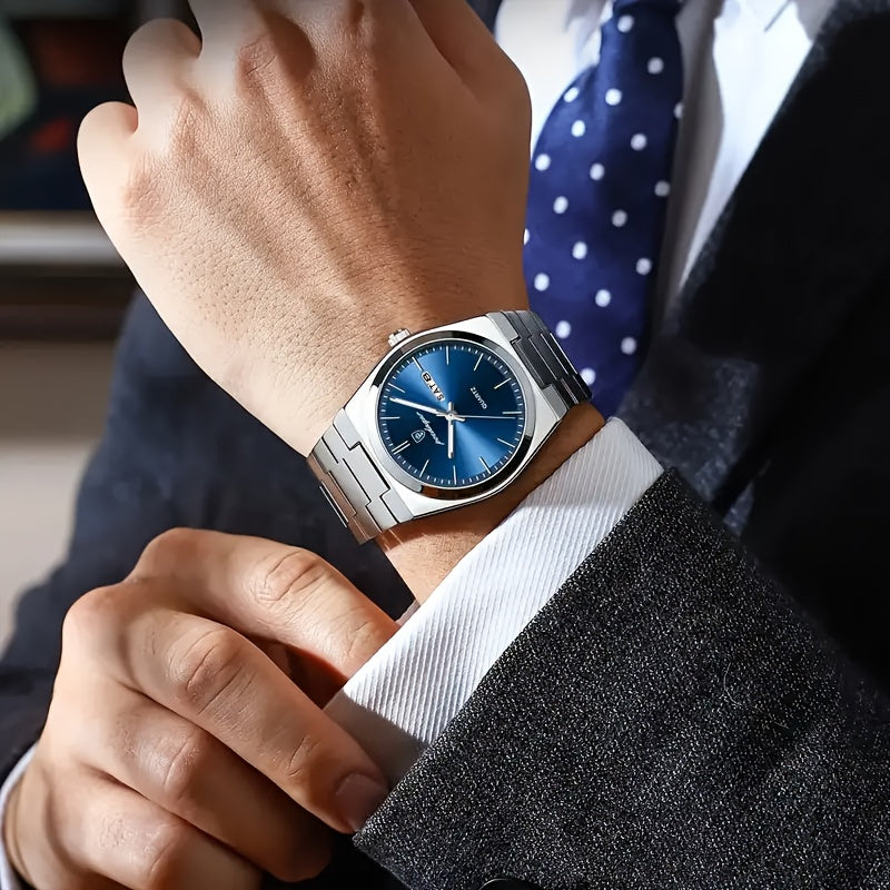 Reloj de cuarzo luminoso, informal, resistente al agua, para hombre.